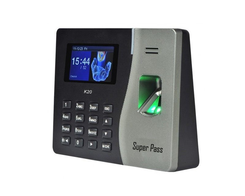Super Pass K20 Kartlı Parmak İzi Okuycu